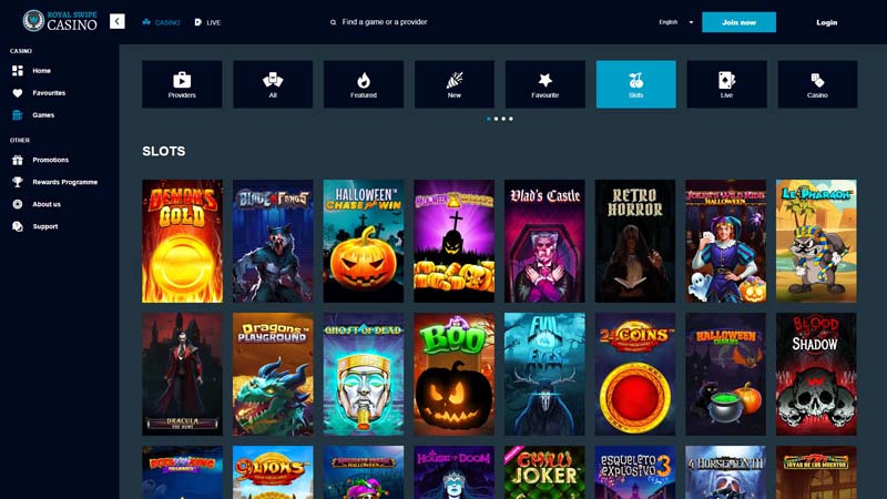 royal-swipe-casino slots screenshot