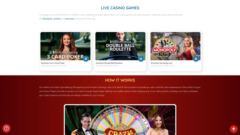 royal-vegas-casino live screenshot