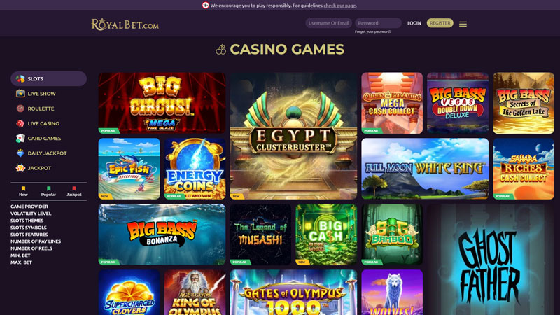 royalbet slots screenshot