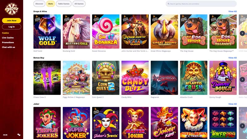 shotz slots screenshot