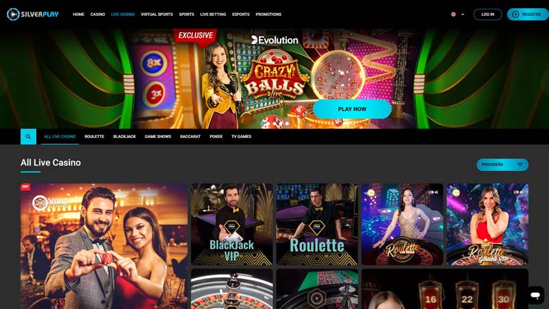 silverplay live screenshot