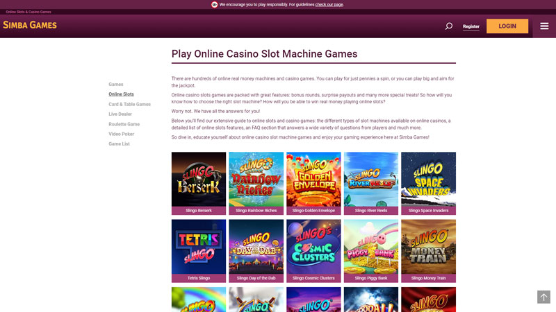 simbagames slots screenshot