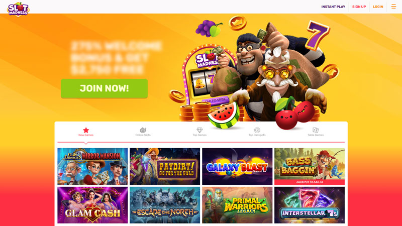 slot-madness lobby screenshot