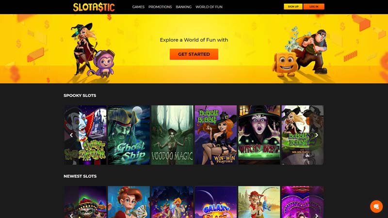 slotastic-casino lobby screenshot