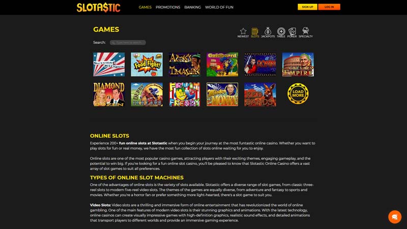 slotastic-casino slots screenshot