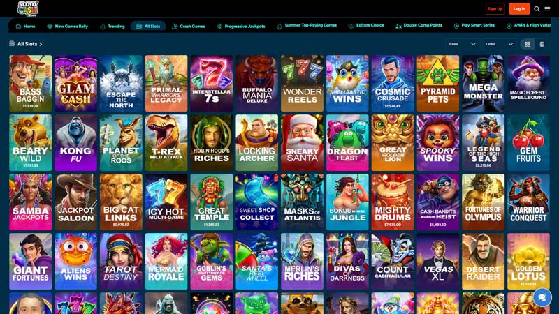 sloto-cash-casino slots screenshot