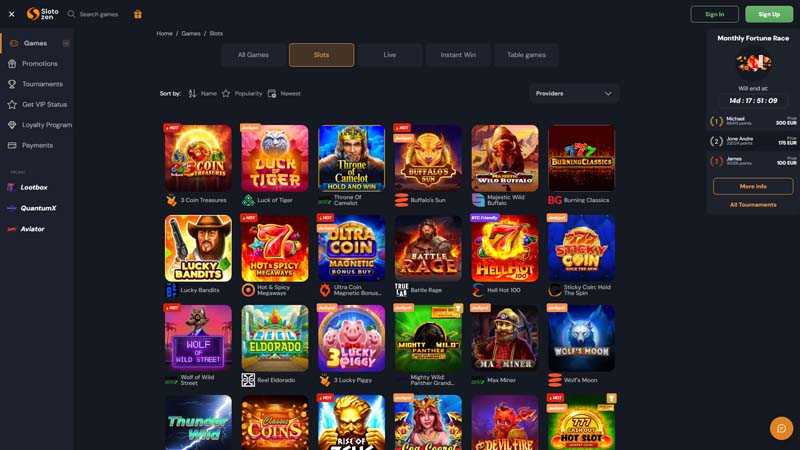 slotozen slots screenshot