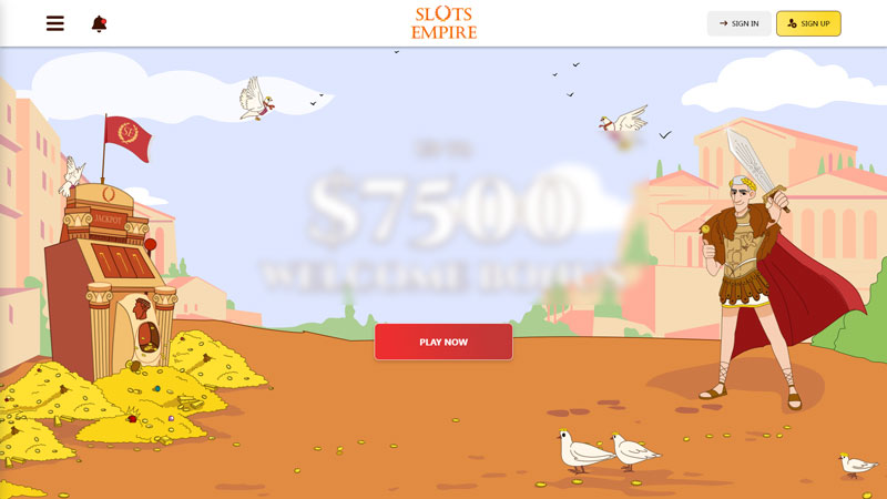 slots-empire lobby screenshot