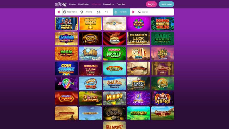 slots52 slots screenshot