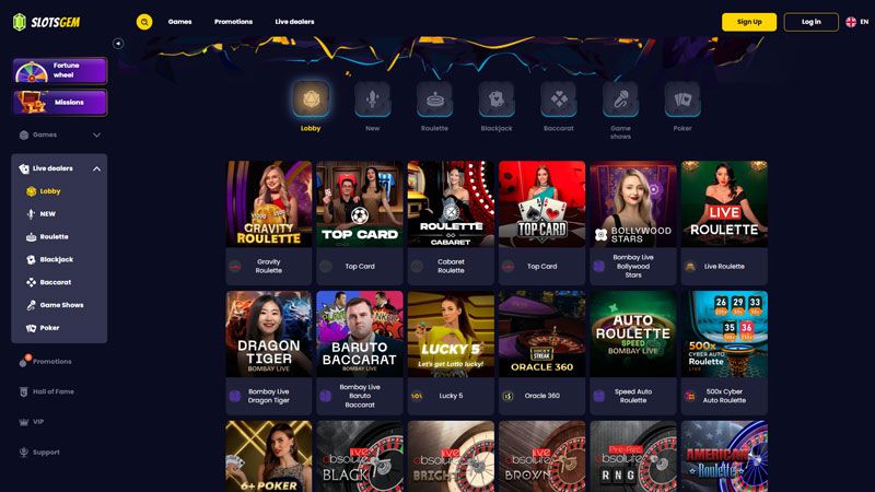 slotsgem live screenshot