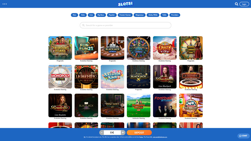 slotsi live screenshot