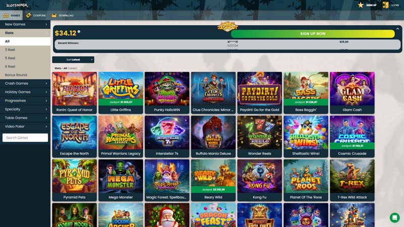 slotsninja slots screenshot