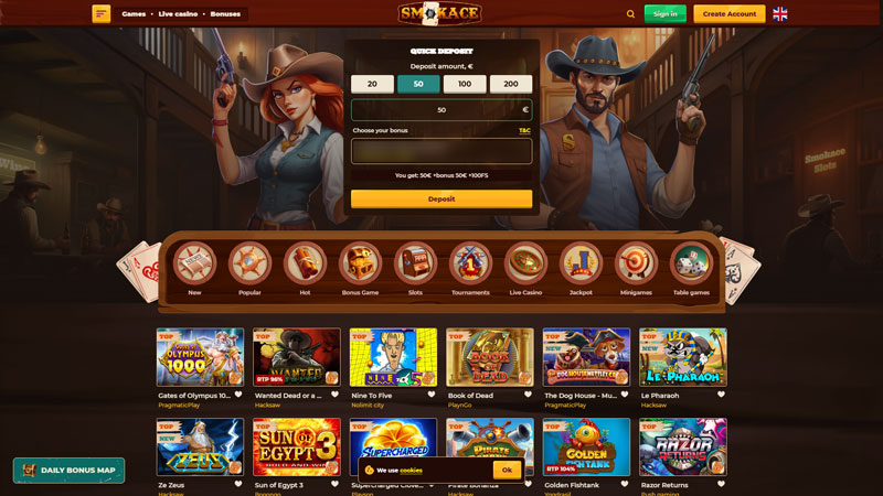 smokeace lobby screenshot