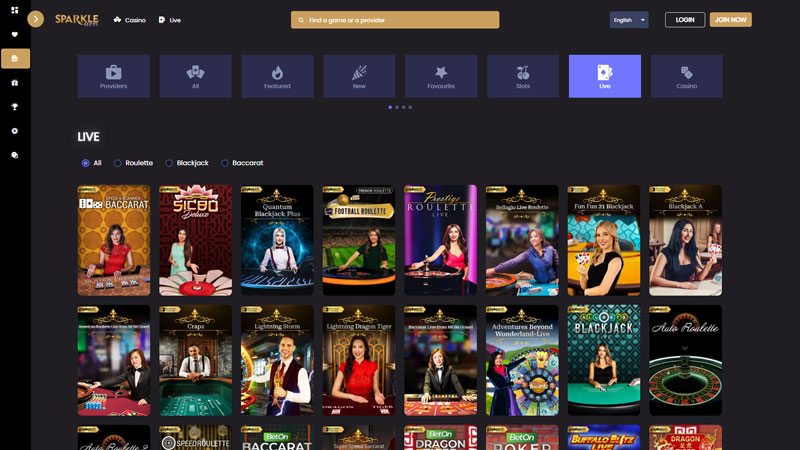 sparkle-slots-casino live screenshot