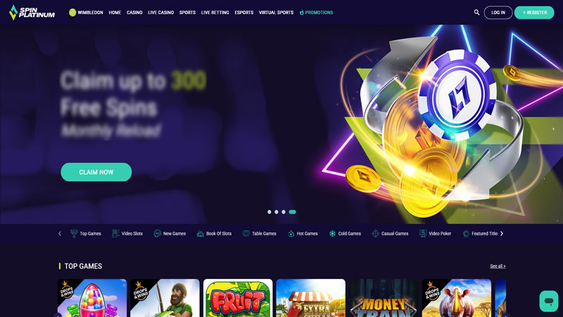 spin-platinum lobby screenshot