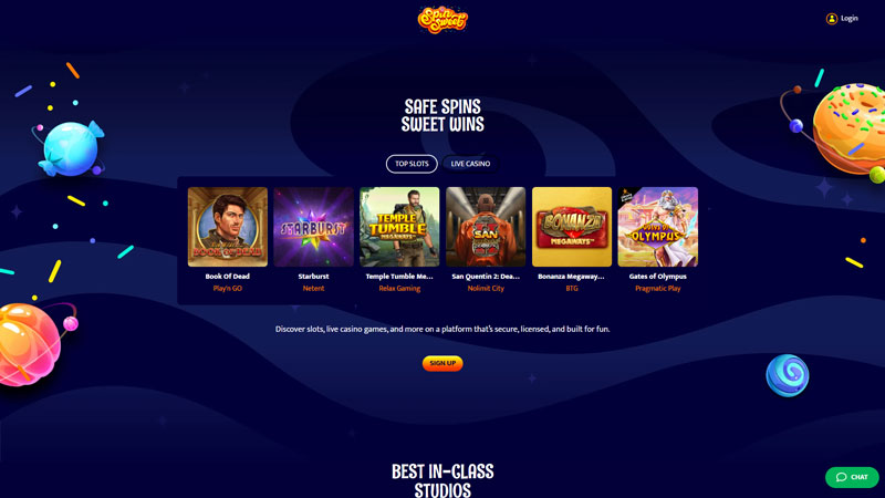 spin-sweet slots screenshot