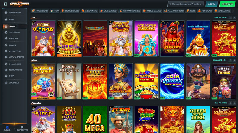 spinational slots screenshot