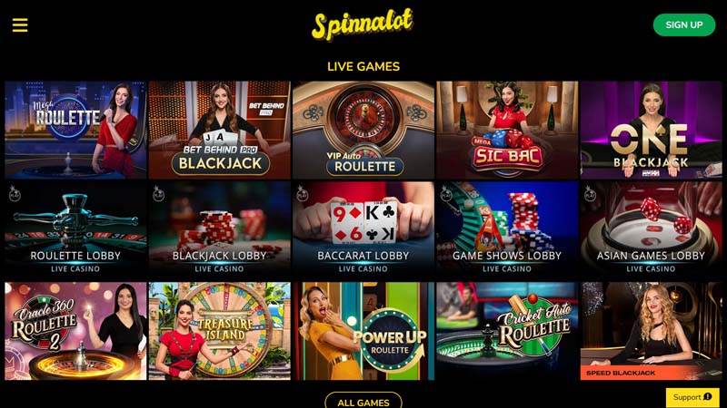 spinnalot live screenshot