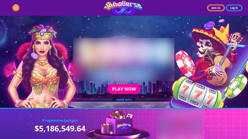 spinoverse lobby screenshot