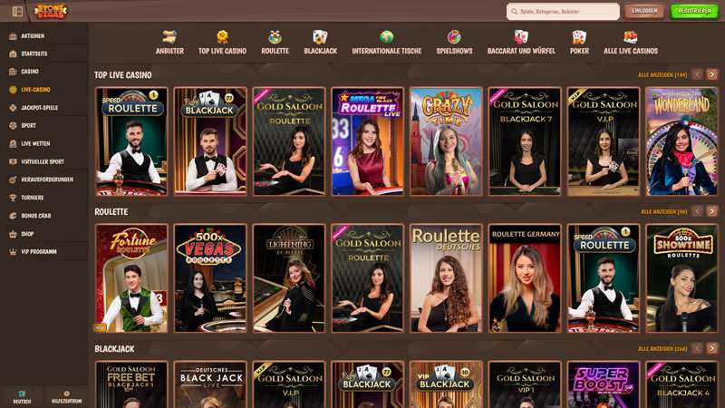 stonevegas live screenshot