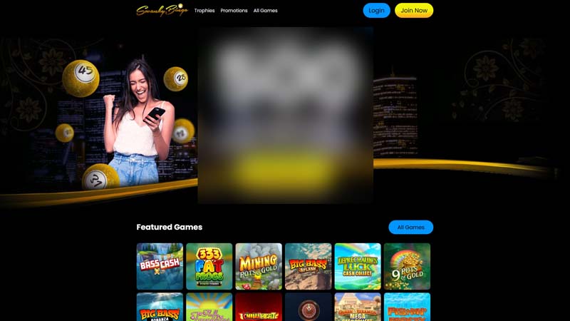 swag-bingo-casino lobby screenshot
