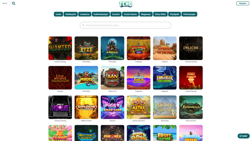 teho slots screenshot