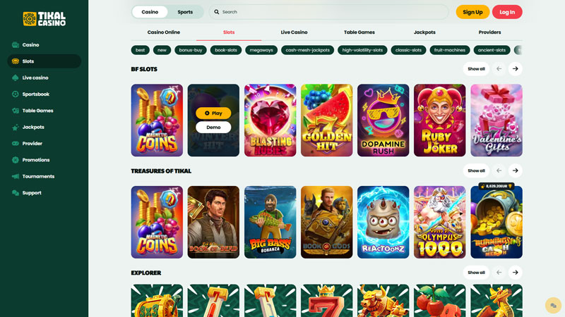 Thumbnail tikal-casino slots