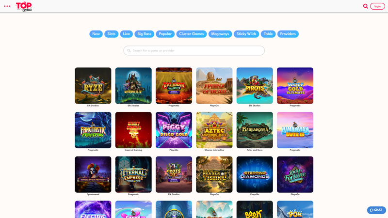 topkasino slots screenshot