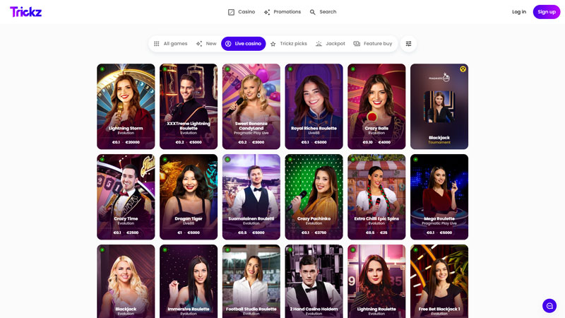 trickz live screenshot