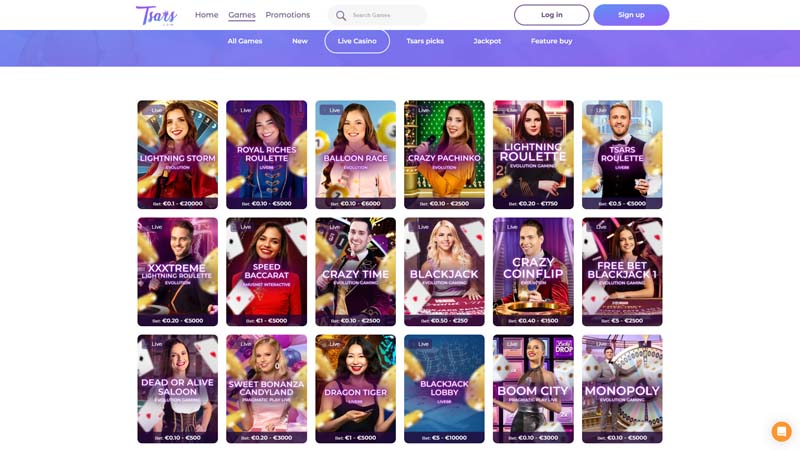 tsars live screenshot