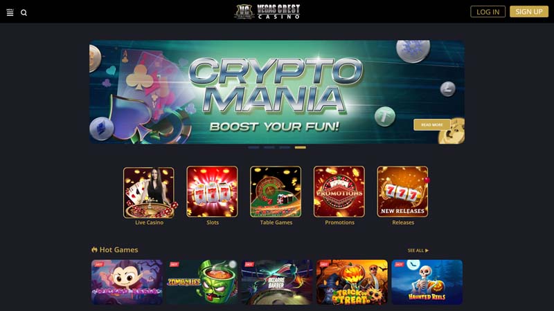 vegas-crest-casino lobby screenshot