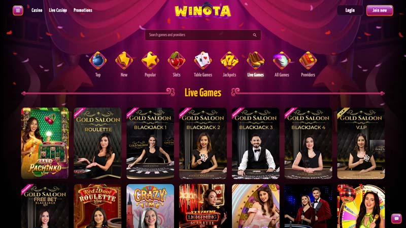 winota live screenshot