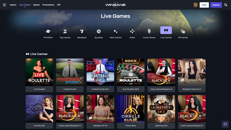 winsane live screenshot