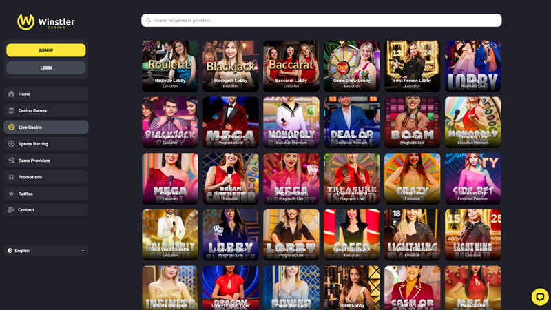 winstler live screenshot