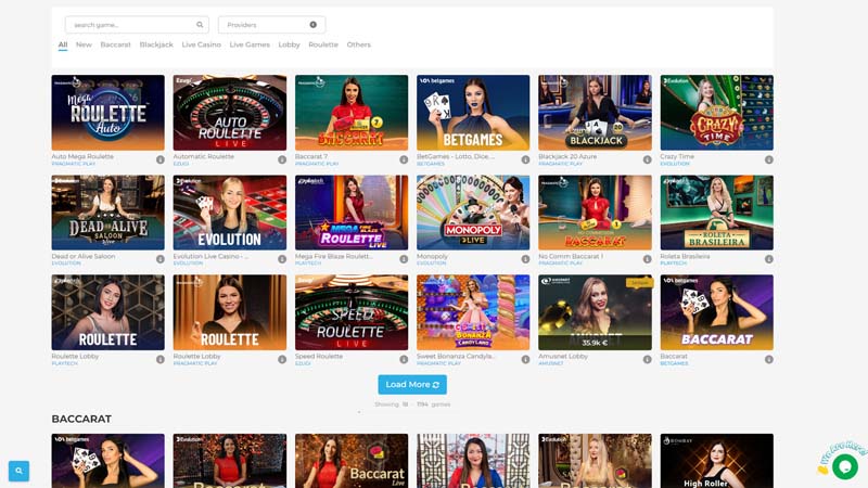 wolfy-casino live screenshot