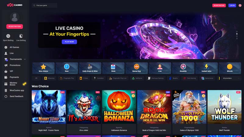 woo-casino lobby screenshot