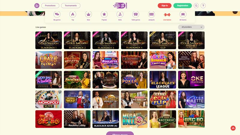 yoyo-casino live screenshot