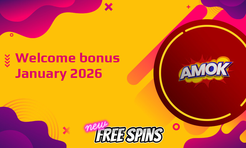 Latest Amok Casino bonus, 100 Free-spins