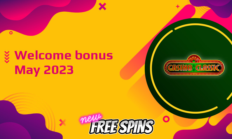 Latest Casino Classic bonus May 2023, 40 Free spins bonus