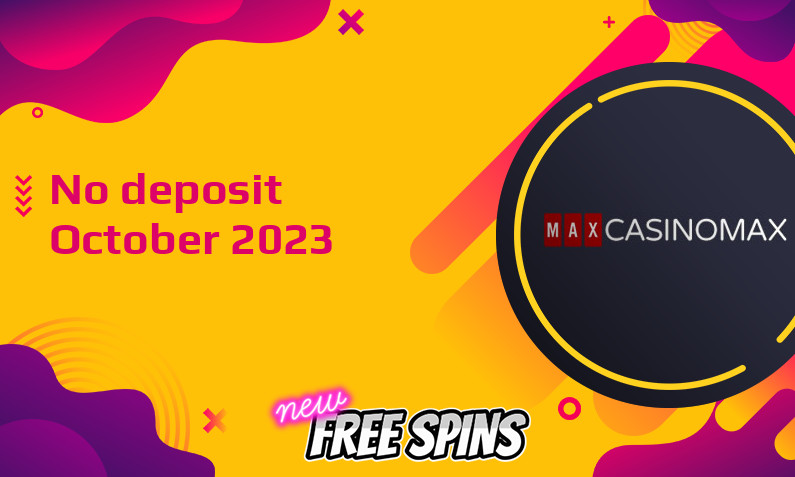 Latest CasinoMax no deposit bonus, today 13th of October 2023
