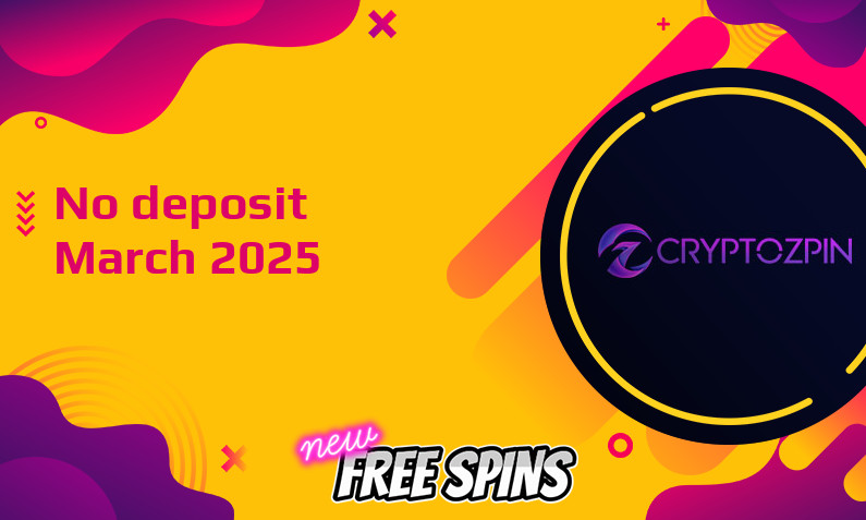 Latest CryptoZpin no deposit bonus 8th of March 2025