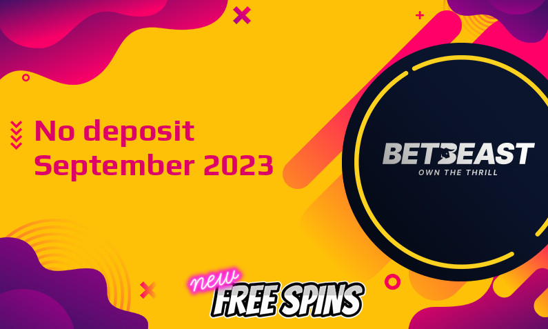Latest no deposit bonus from BetBeast September 2023