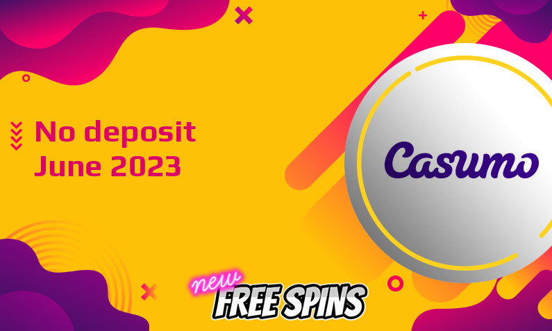 Latest no deposit bonus from Casumo, today 26th of June 2023