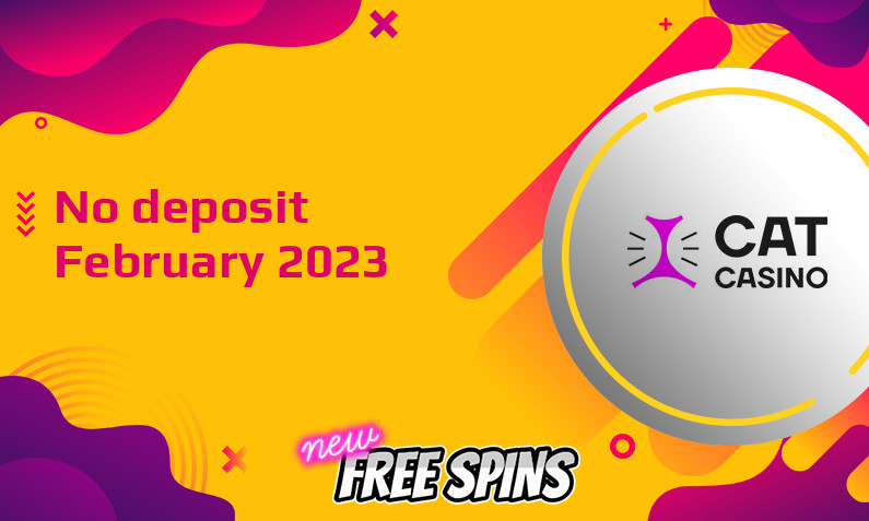 Latest no deposit bonus from CatCasino February 2023