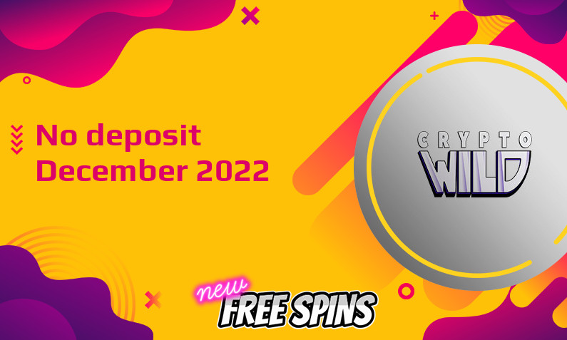 Latest no deposit bonus from CryptoWild, today 17th of December 2022