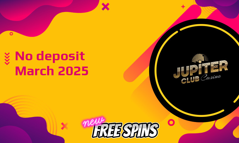 Latest no deposit bonus from Jupiter Club Casino 1st of March 2025