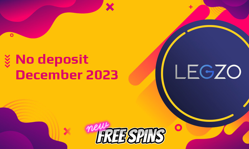 Latest no deposit bonus from Legzo, today 1st of December 2023