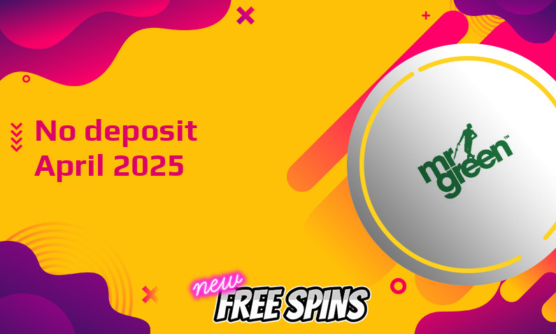 Latest no deposit bonus from Mr Green Casino, today 19th of April 2025