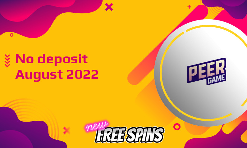 Latest no deposit bonus from PeerGame 19th of August 2022