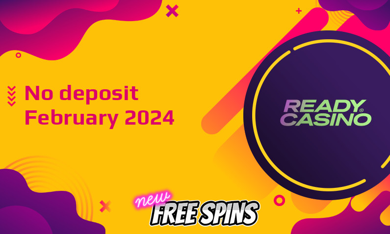Latest ReadyCasino no deposit bonus, today 21st of February 2024